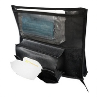Organisateur de rangement universel pour voiture à deux places, simple et élégant, en tissu Oxford avec poches en filet, fabriqué à Guangzhou