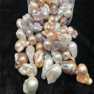 Bola de fuego Irregular de Color de gran tamaño, 8-18mm, agua dulce barroca nucleada, Perla suelta Natural de agua dulce auténtica - Product Image 5