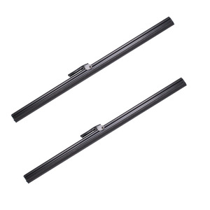 Balais d'essuie-glace plats PRC1330F 575437 pour modèles Land Rover, paire en caoutchouc synthétique noir - Product Image 5