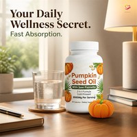 Capsules de bien-être masculin OEM de qualité supérieure, soutien à la prostate à base de plantes, supplément nutritionnel à l'huile de graines de citrouille pour adultes, vente en gros