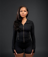 En gros Ensemble 2 pièces Athleisure pour femme, imprimé léopard, respirant, veste de yoga ajustée à col rabattu et taille haute