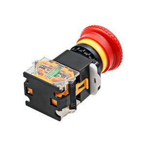 LA38-117S 22 Mét nấm dừng khẩn cấp chuyển đổi không thấm nước IP65 1no1nc momentary công nghiệp nhựa đầu đẩy nút thiết bị chuyển mạch - Product Image 2