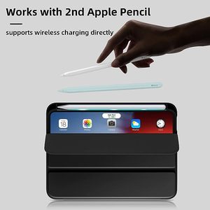 Luxus Hybrid Slim TPU Hülle für iPad Mini 6 Generation 8,3 Zoll Einfache Clear Back Shell Auto Wake/Sleep Feature Stift halter PU - Product Image 3