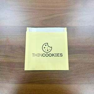 Sacs en papier kraft pour la cuisson du pain, personnalisés, noir, blanc, marron, avec logo, sacs à nourriture pour en-cas, boulangerie, biscuits, résistants à la graisse - Product Image 2