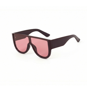 <span class=keywords><strong>Occhiali</strong></span> da Sole Oversize a Maschera 2026 Donna Uomo, Montatura Grande, Protezione UV400, Neri Tartarugati, Logo Personalizzabile - Product Image 5