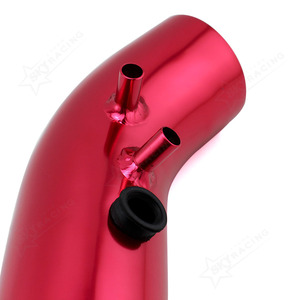 รถเย็นกรองอากาศ Induction Kit สูงท่อ Bent ยืดอากาศท่อชุด Universal - Product Image 5