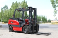 Chariot élévateur électrique Solreign CPD 7kw de qualité avec moteur AC, capacité de 3,5T, batterie lithium-ion, hauteur de levage de 6m