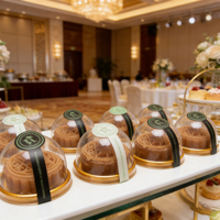 Étiquettes personnalisées imprimées pour emballages cadeaux de pâtisserie, pour boîtes à gâteaux
