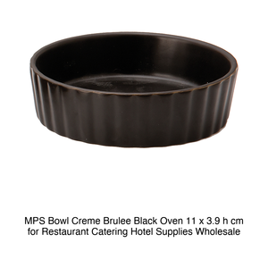 Bol à crème brûlée noir 11 × 3,9 cm, résistant au four, Mps - Product Image 2
