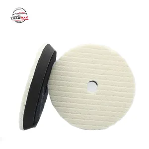 Hot Sale Detailing Buffing Pads 5inch Buffer Long Wool Pad 125mm Car Wool Cr Cutting Pads For Polisher