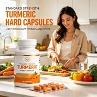 Gélules de Curcuma et Curcumine pour Adultes 5g Marque Blanche OEM Personnalisé Vente en Gros Supplément Herbal Sans Sucre