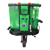 Carretilla Eléctrica Manual para Manejo de Materiales, Triciclo Pequeño de Ingeniería para Obras de Construcción, Transporte de Carga Pesada