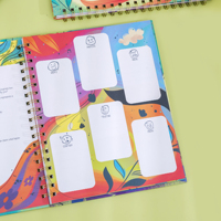 Planificateur de bien-être imprimé personnalisé et Journal d'affirmation Livre manifeste Journal de bien-être et de remise en forme pour les adolescents