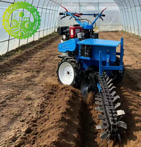 Mini Zanjadora Manual de Doble Cadena, Equipo Agrícola, Zanjadora Hidráulica para Tractor - Product Image 5