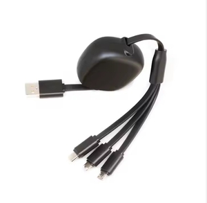 Custom Logo <b>3</b> in 1 <b>Usb</b> Charger Promotional Universal <b>Cable</b> Fast Charge - Product Image 3