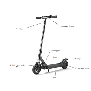 Patinete Eléctrico Plegable con Garantía Comercial, 36V 300W, para Adultos, 2 Ruedas de Panal, Modelo F02B - Product Image 3
