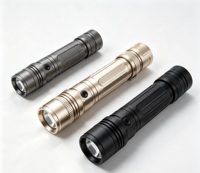 Boîtier de lampe torche en alliage d'aluminium usiné sur mesure par CNC, composants de coque de lampe tactique
