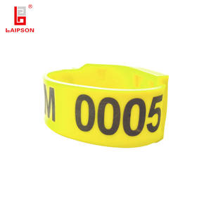 Lange maat plastic geit hals band en been tag banden dier voet ring - Product Image 2