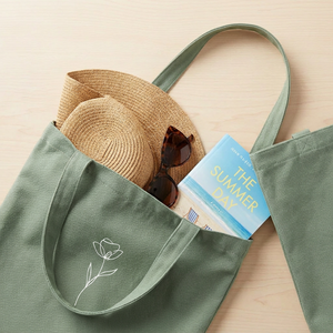 Factory Price Eco-Friendly Cotton Handle <b>Tote</b> Bag Custom Logo Recycled Beach Gift <b>Canvas</b> Bag Heavy Duty Outer Shopping Bags - Product Image 6