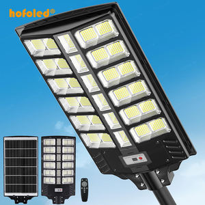 Lampione Solare Hofoled 1000W 2000W 3000W Tutto in Uno Integrato Impermeabile Crepuscolare da Esterno per Parcheggio - Product Image 1