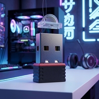 Adaptador USB WiFi Inalámbrico de 150Mbps, Mini Tarjeta de Red, Dongle LAN para Laptop, Receptor Ethernet, Antena Wi-Fi