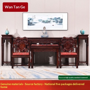 Mahogany <b>Black</b> Sour Branch Wood for Broadleaf Dalbergia Ming Qing Classical Living Room Eight Immortals <b>Table</b> Chair Nave Living - Product Image 2