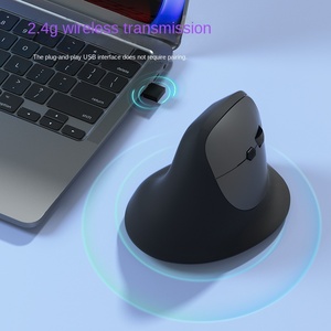 Chất lượng cao 2.4GHz USB nhà máy bán buôn Ergonomic dọc không dây cho bluetooth sạc chuột cho chơi game câm các tính năng - Product Image 3