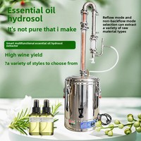 Machine commerciale de distillateur d'hydrosol automatique enfichable pour l'extraction d'hydrosol d'huile essentielle de petit ménage pour la pompe de boissons