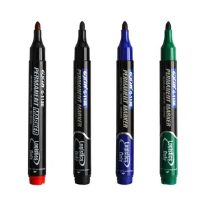 Gxin G-113E قلم تحديد دائم بالحبر ثابت طويل الاستغناء مع مجموعة أقلام تحديد دائمة بشريط متعدد الوظائف
