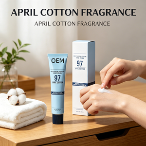 Lotion pour les mains au parfum de coton d'<span class=keywords><strong>avril</strong></span> longue durée, absorption rapide, non grasse, réparation des mains sèches et rugueuses, tube de voyage portable - Product Image 4