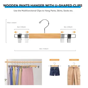 Hotel Cloth Hanger XUNZE Bestseller Cheap Wholesale Wooden Suit Coat Clothes Hanger For Clothes With Logo