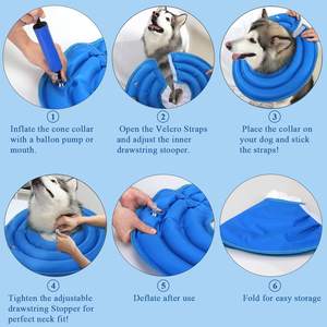 Köpekler ve kediler için ameliyat sonrası koni için yumuşak koruyucu şişme Pet kurtarma yaka köpek koni yaka - Product Image 3