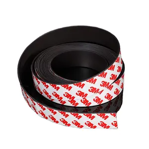 Top Quality Premium Self Strips Sheet Customized Flexible Rubber Magnet 3M Double Side Adhesive Magnetic Tape