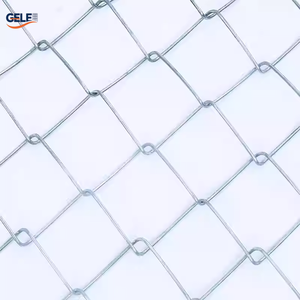 Clôture en treillis métallique galvanisé robuste et économique, cadre en PVC, mailles en forme de losange, pour l'agriculture, rouleau de clôture en chaîne de 50 m, finition par trempage à chaud - Product Image 3