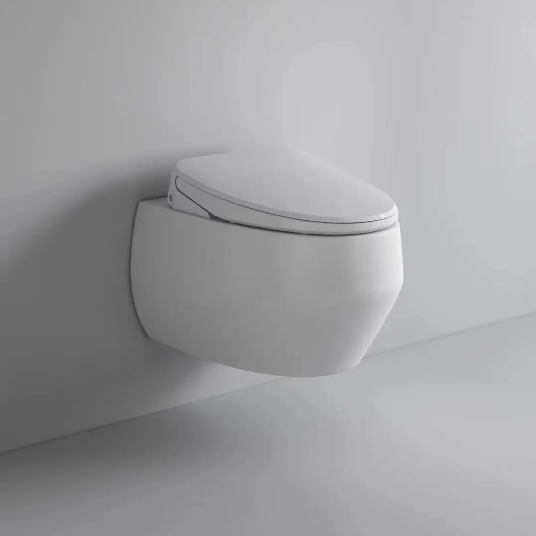 Salle de bains moderne style européen personnalisé couleur céramique P piège lavage mur suspendu coloré toilette