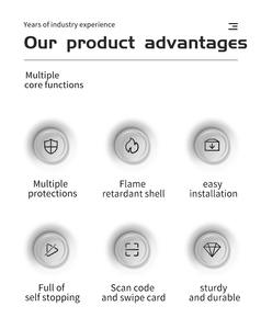 Stations de charge GBT 220V AC 32A de prévention des incendies de taille personnalisée de haute qualité Pile de <span class=keywords><strong>chargeur</strong></span> de <span class=keywords><strong>voiture</strong></span> à nouvelle énergie - Product Image 4