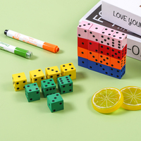 Dés en mousse personnalisés multicolores en EVA souple imprimé, non magnétiques, cubes éducatifs pour l'apprentissage de l'arithmétique de base