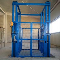 Elevador de Carga Vertical Industrial de Alta Resistencia, Elevador de Carga Doble para Almacenes, Transporte de Mercancías y Materiales