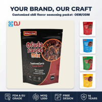 Groothandel voedselveilige staande pouch voor huisdierenvoer, traditionele hete chilipeperpoederopslag met hersluitbare ritssluiting