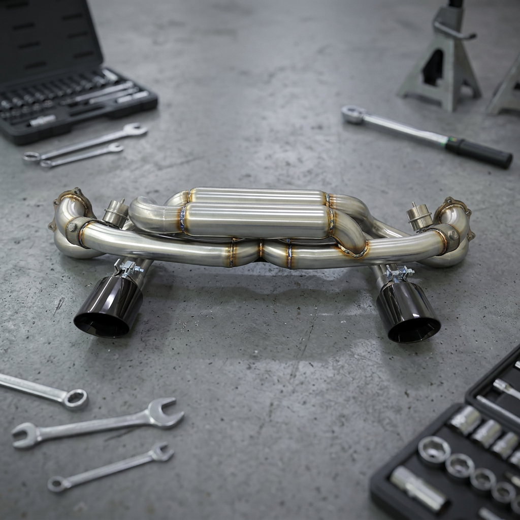 Sport Valved Muffler  Axleback