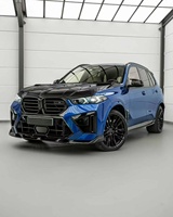 Kit de Carrocería de Fibra de Carbono para BMW X5M, Difusor de Labio Delantero de Fibra de Carbono LD, Alerón, Capó de Motor, Parachoques X5M, Piezas de Automóvil