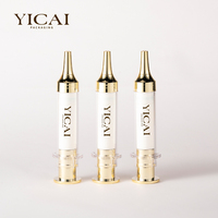 Bouteille sans air personnalisée pour les ampoules en plastique d'essence 10ml Ps a Bouteille de sérum Conteneurs d'emballage cylindrique