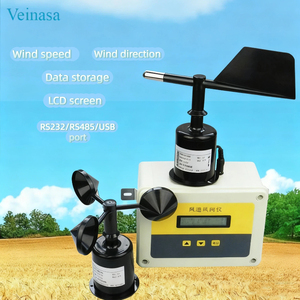 XS-SD1 เครื่องวัดความเร็วลมดิจิตอลกลางแจ้ง RS485 เซ็นเซอร์วัดทิศทางความเร็วลมพร้อมจอแสดงผล - Product Image 1