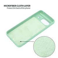 Coque de téléphone personnalisée vierge enduite pour sublimation pour Google Pixel 8 7 Pro, en gel de silice liquide TPU, anti-chute et antichoc
