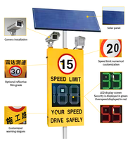Détecteur de vitesse solaire pour signalisation routière et caméra de contrôle de vitesse