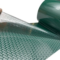 Sello de Seguridad de Plástico OEM de Alta Calidad, Impermeable, Verde, con Impresión de Logotipo Personalizado, Material VOID de un Solo Lado