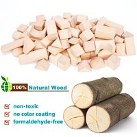 Personnaliser ensemble de blocs de construction éducatifs en bois naturel bricolage pour maison en rondins pour enfants