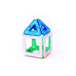 The wisdom mother meets a 100 pieces <span class=keywords><strong>block</strong></span> strong magnet plastic children's educational toys - Product Image 5
