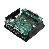 Ficep J4125 PC MINI Industri Tipis Aluminium 6 COM 4K 2x Intel I226 LAN Motherboard Terintegrasi 8GB DDR4 Tanpa Kipas Stok Intel UHD