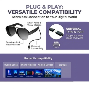 Gafas AR 2D/3D <span class=keywords><strong>de</strong></span> <span class=keywords><strong>Realidad</strong></span> Aumentada/<span class=keywords><strong>Virtual</strong></span> <span class=keywords><strong>para</strong></span> Jugar, Ver Videos en <span class=keywords><strong>PC</strong></span> y Teléfonos Inteligentes - Product Image 5